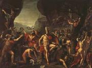 Jacques-Louis David Leonidas at thermopylae (mk02) oil on canvas